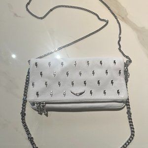Zadig & Voltaire - Rock Flash Bag in White Leather